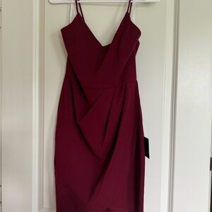 Lulu's Burgundy Dress
